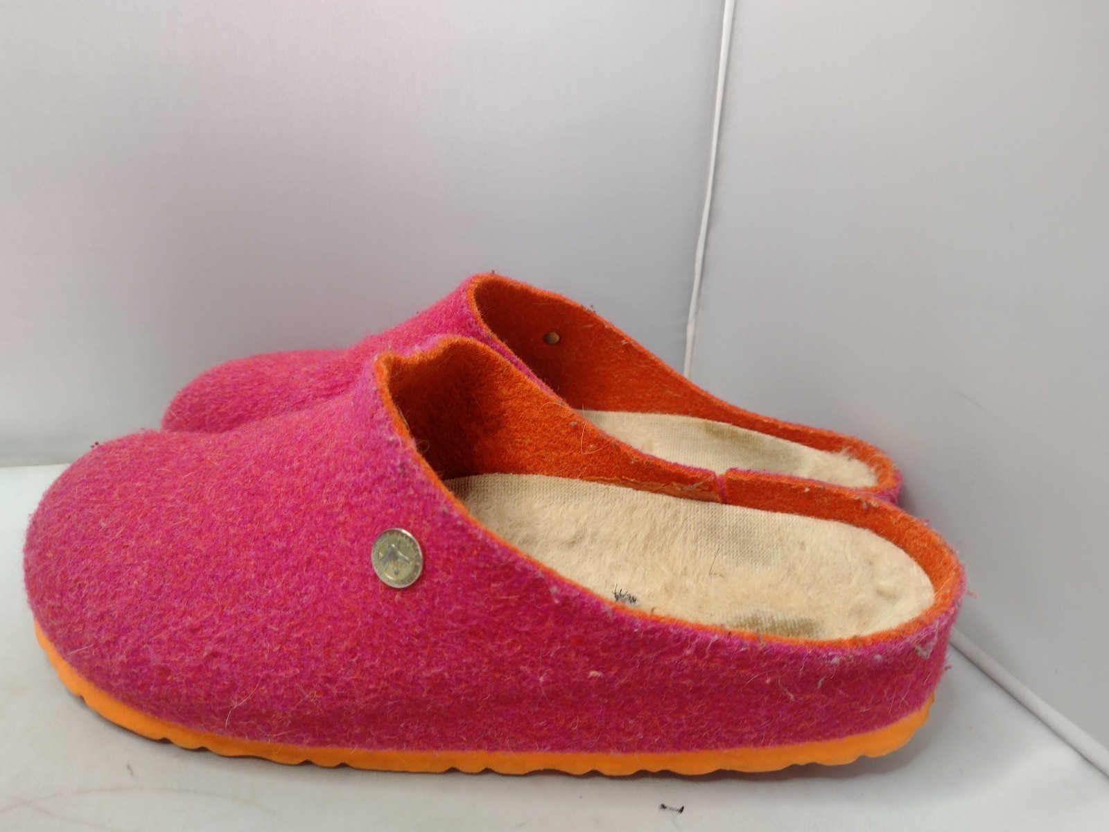 Birkenstock Germany Kaprun Fuschia Womens US 8 EUR 39 Wool Felt Clogs A31