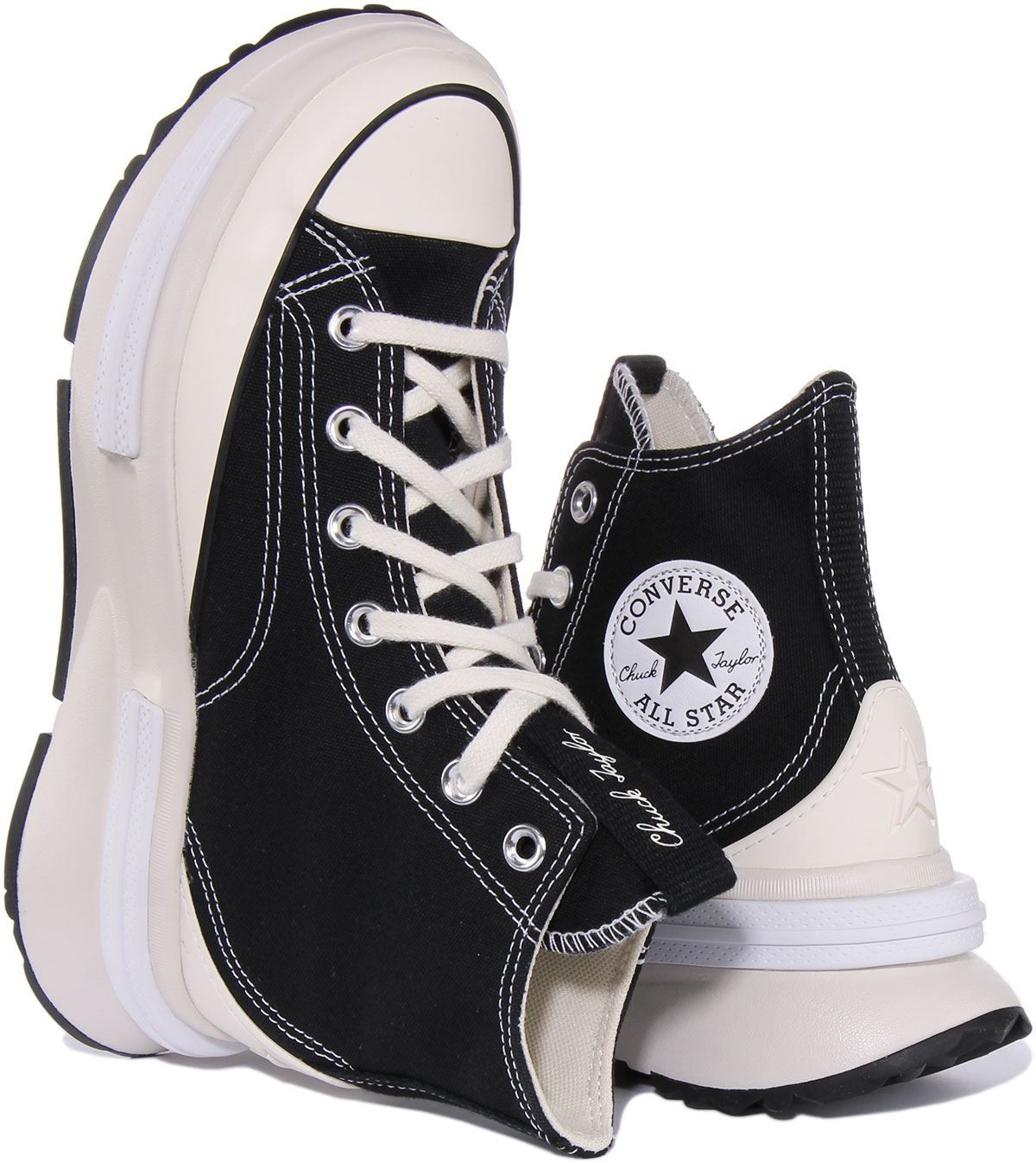Converse A00869C Run Star Legacy Cx Hi Womens Sneaker In Black White US 4 – 10