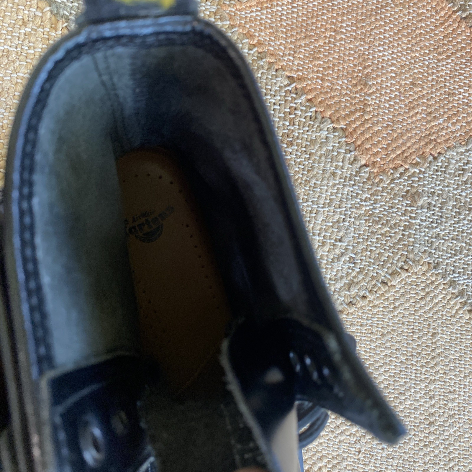 Dr. Martens 1460 Women’s Original Smooth Leather Lace Up Boots – Black, Size 8