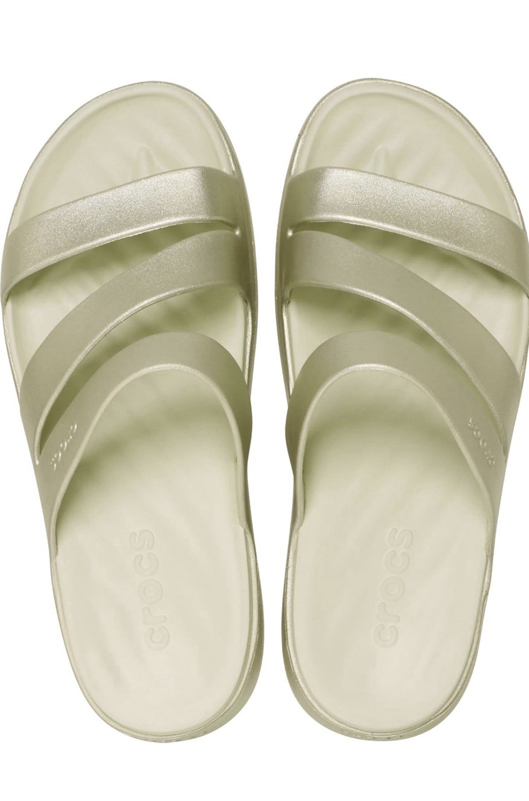 Crocs Getaway Metalic Strappy Size 6