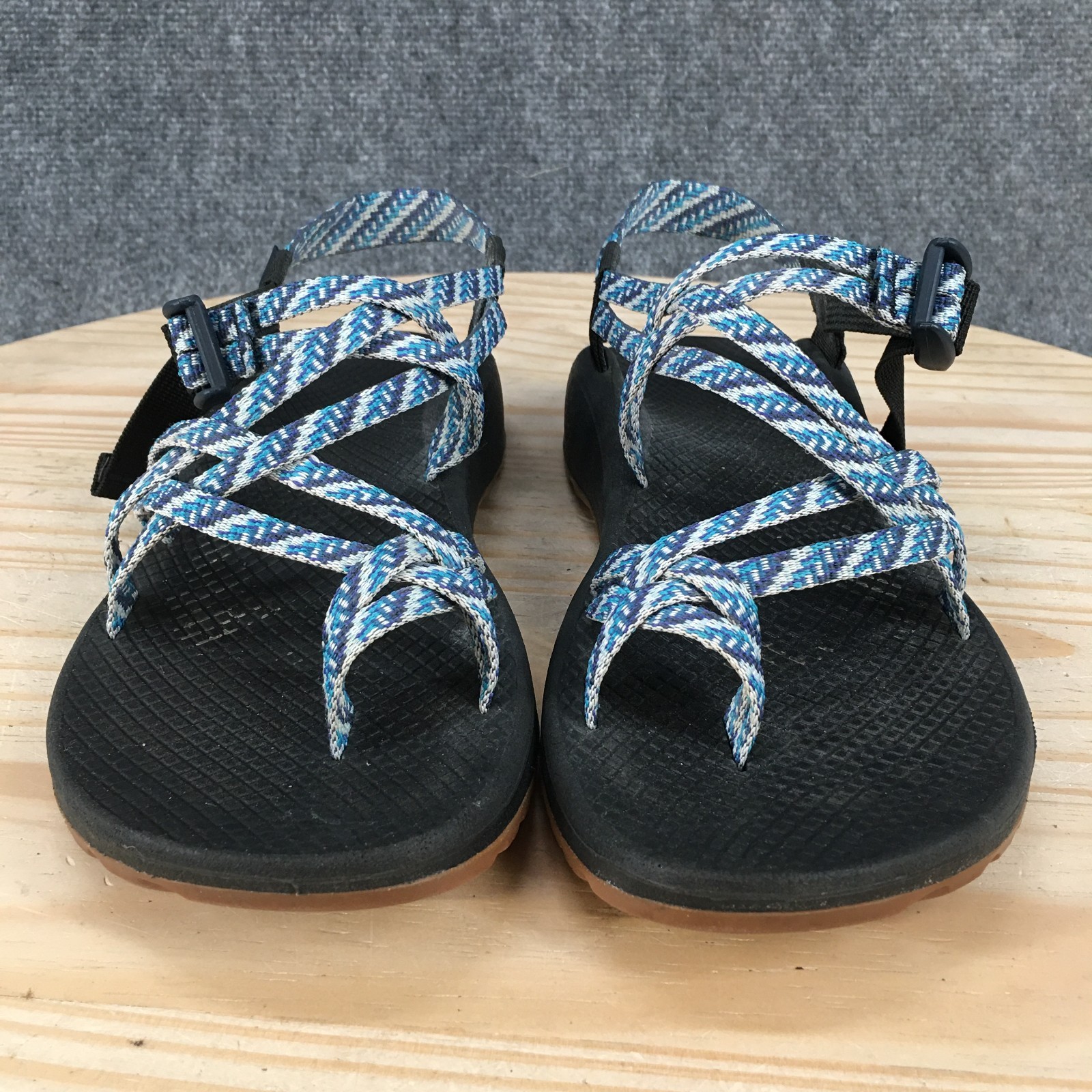 Chaco Sandals Womens 10 Z/Cloud X2 Sporty Adjustable Slingback Blue Black