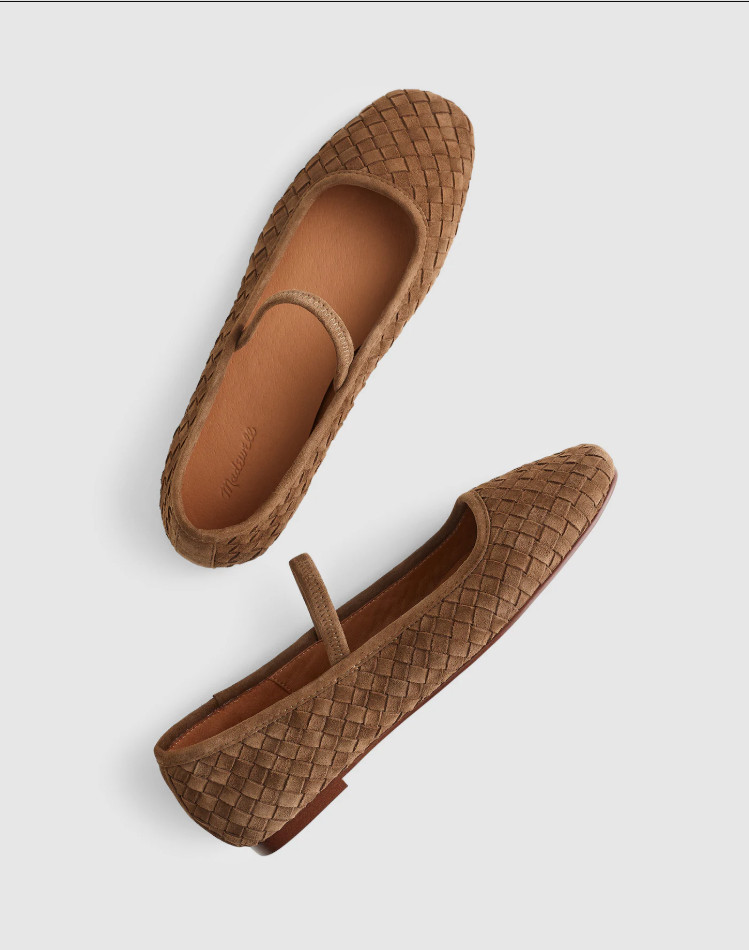 Madewell The Greta Ballet Flat Women’s Leather Ballet Shoes