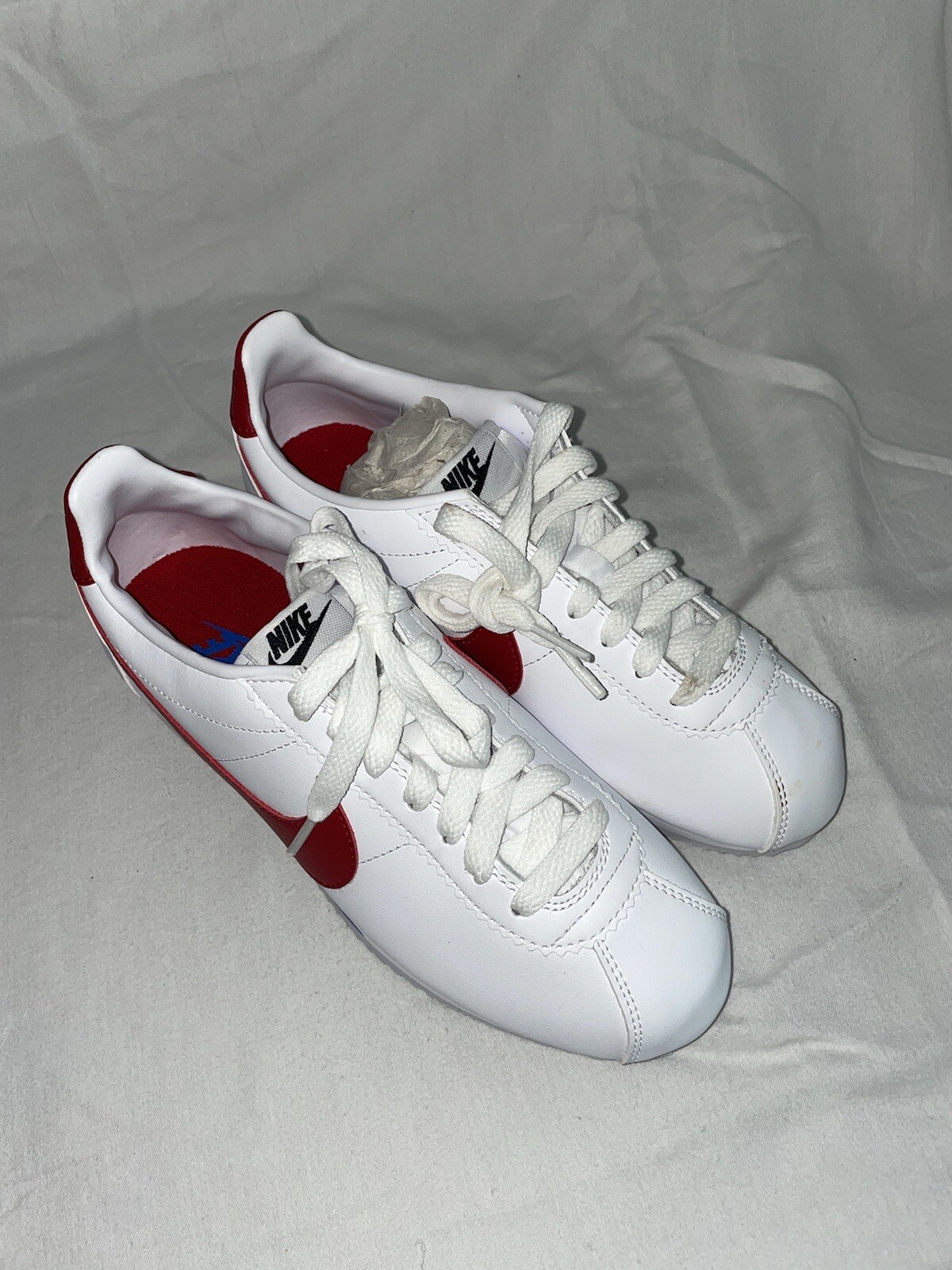 Size 7 – Nike Classic Cortez Leather White Red W