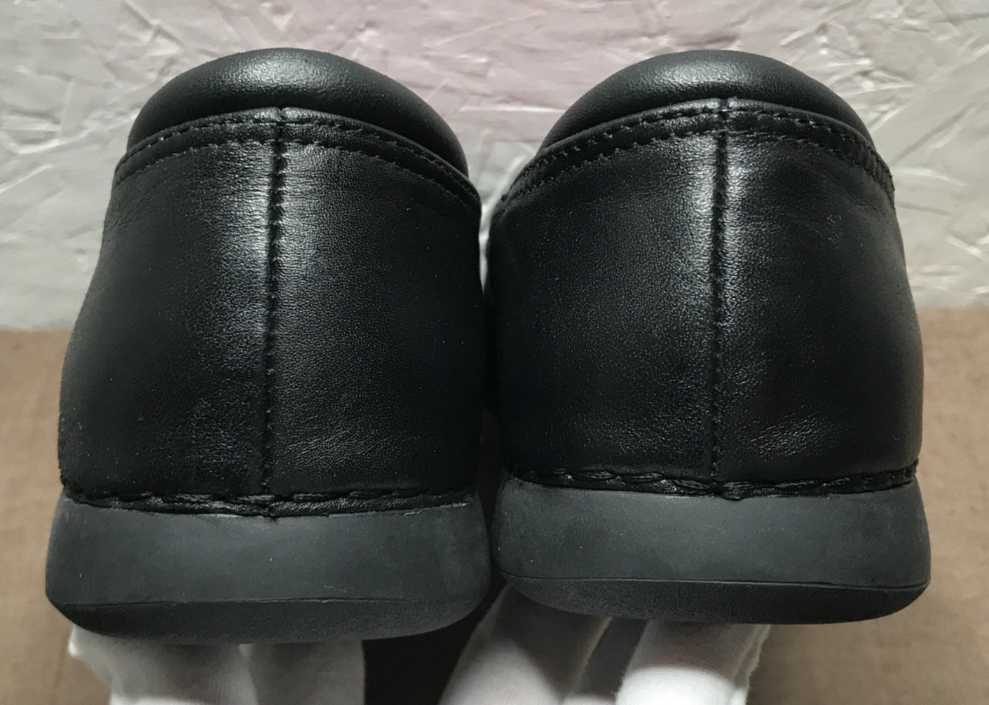 *See Description Alegria Petal Women’s Ballet Flats Black Leather Shoes Size 7.5