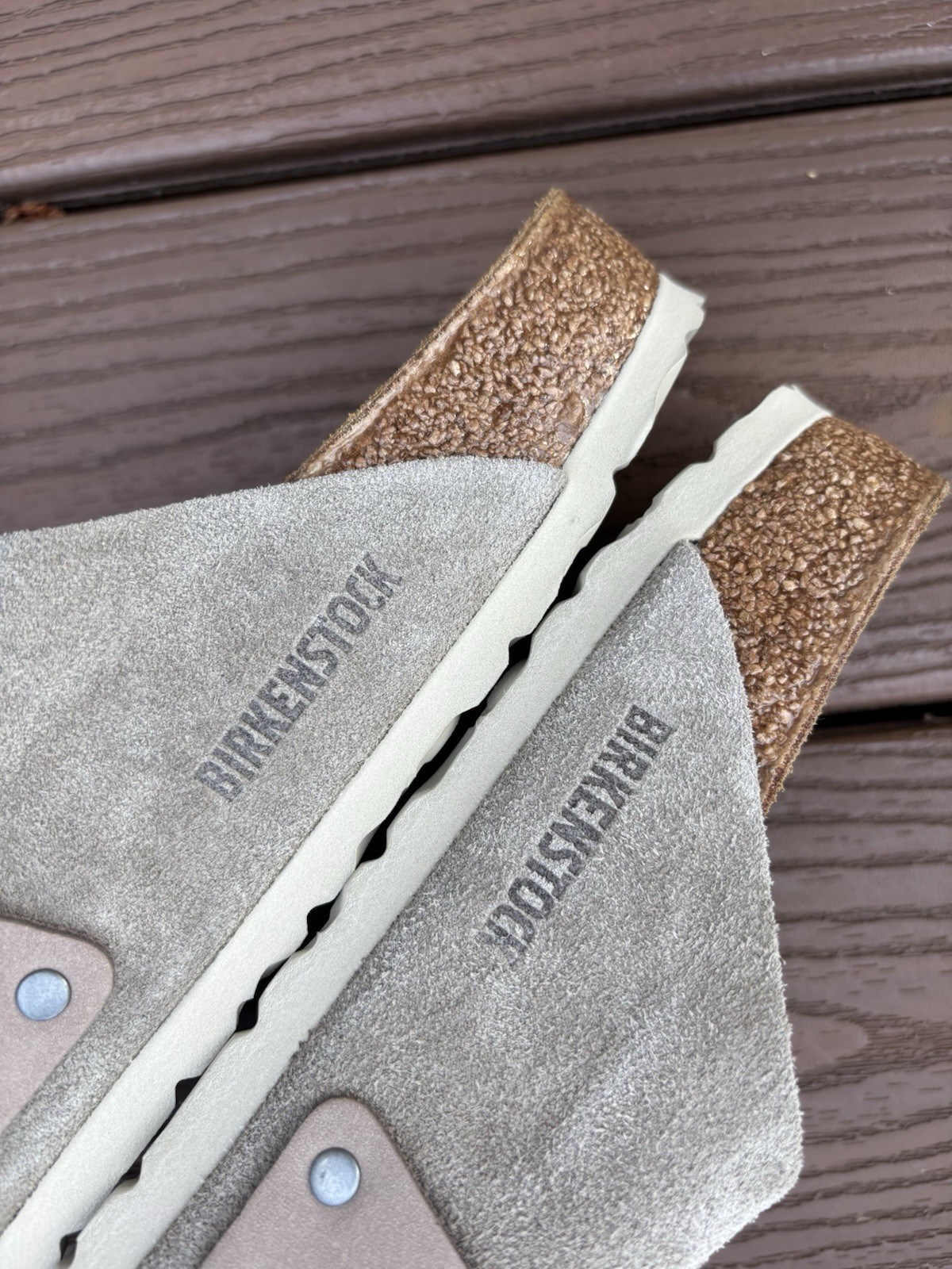 NEW! Birkenstock Kyoto Taupe Nubuck/Suede Leather~Narrow/Regular Size 40(9-9.5)