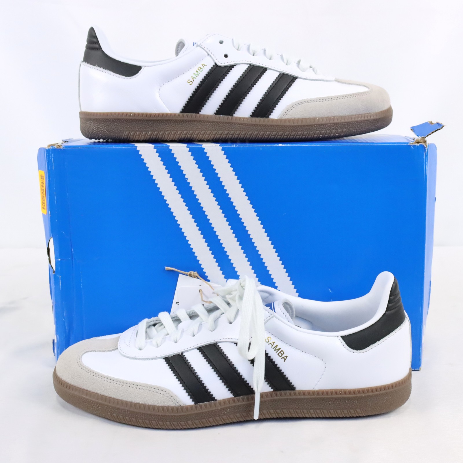 Adidas Samba OG Casual Street Sneakers In White/Black Women’s Size 9.5 (IG9030)