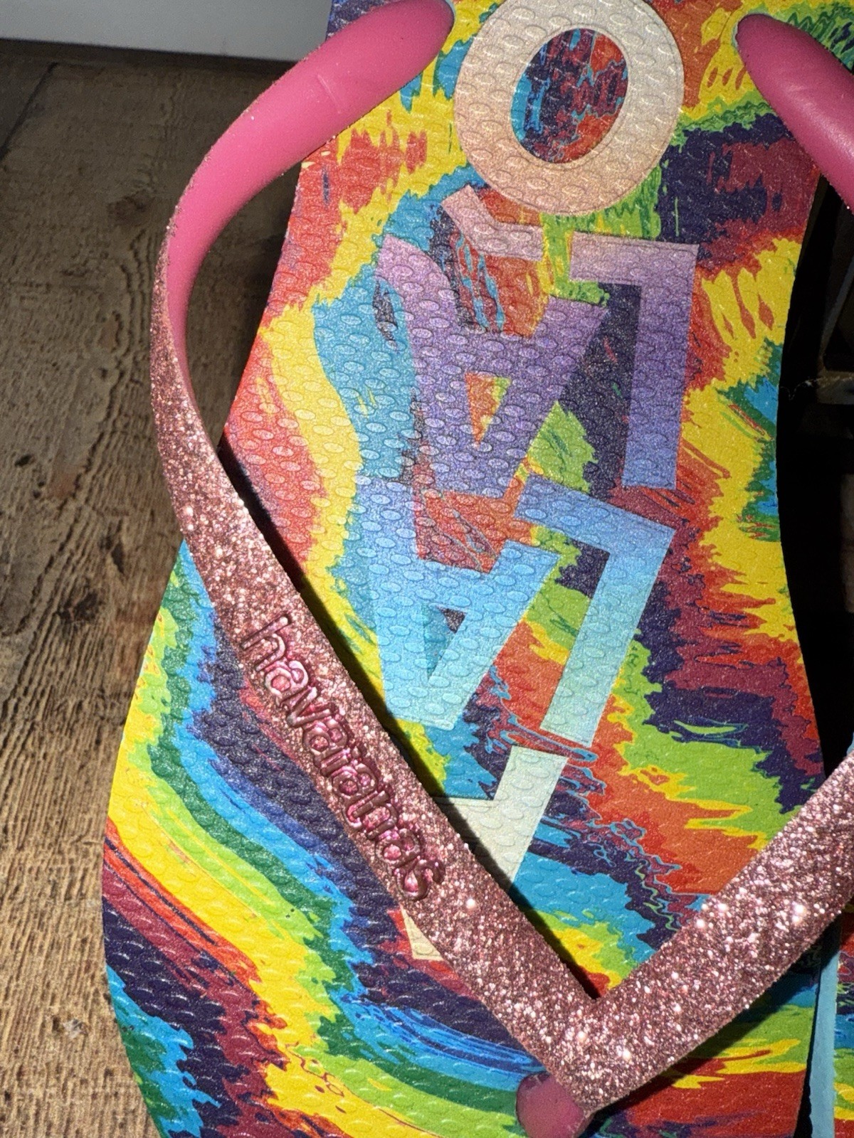 NEW Havaianas Slim Carnaval Flip Flops multicolor These appear new without tags