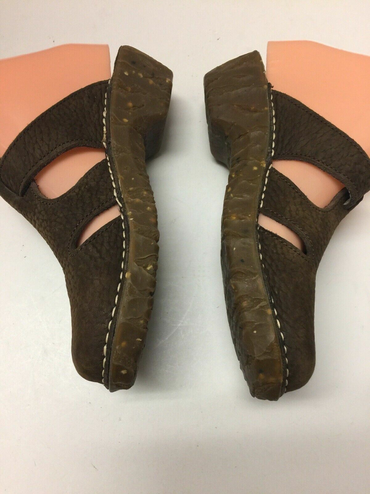 El Natura Lista Shoe Slip On 1 1/2 In Wedge Heel Size Euro 36 USA 6 A294ss