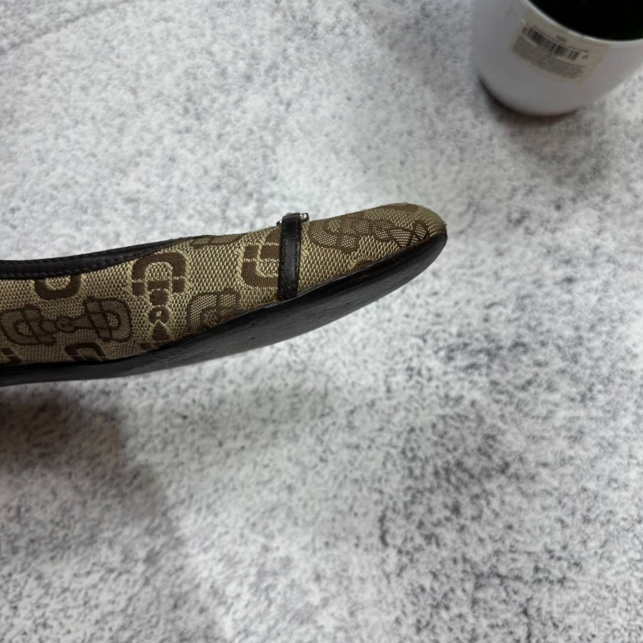Gucci Monogram Flats Ballets Womens Size 36