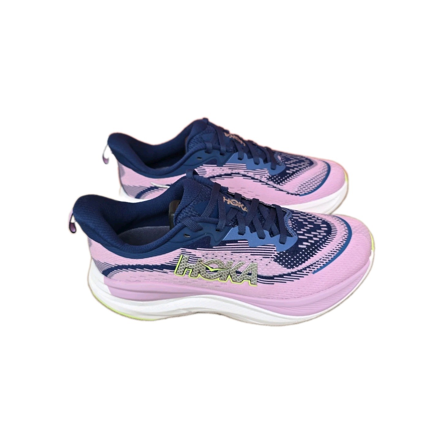 HOKA Women’s Low Top Lace-Up Athletic Sneakers Pink, Size 7.5B