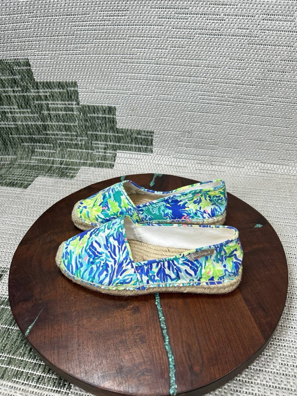 Lilly Pulitzer Shoes Womens Size 6 Lia Espadrilles Multicolor Comfort Slip On