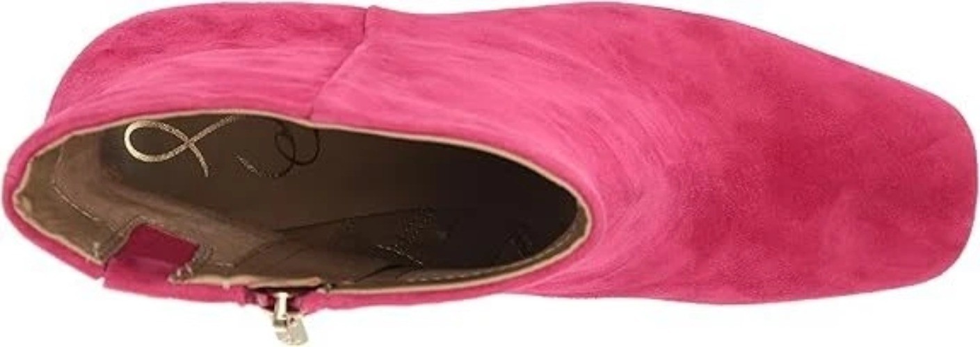 Sugar Womens Element Block Heel Square Toe Dress Booties Fuschia Size 8.5M NIB