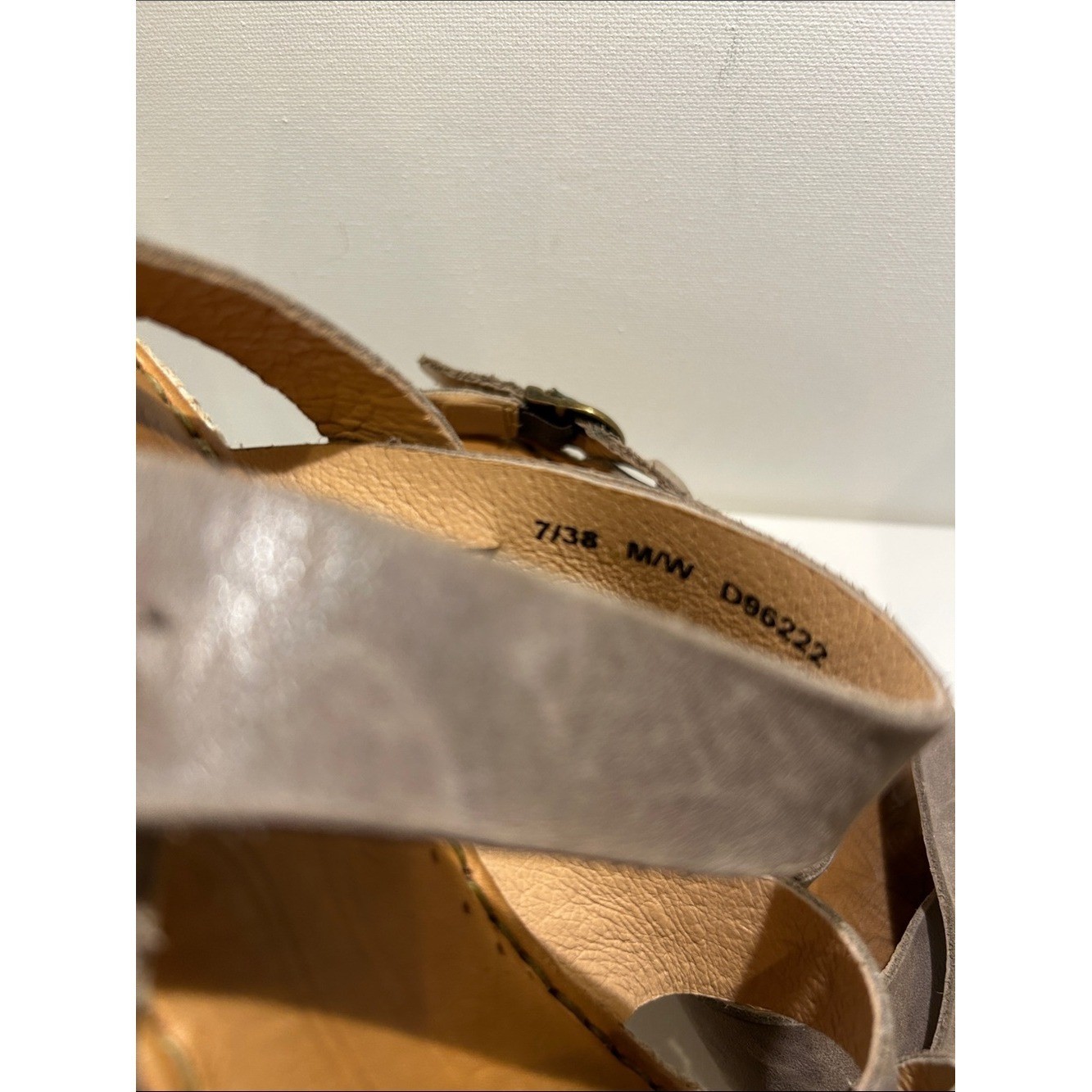 Born Taupe Cross-Over Espadrille Sandals
