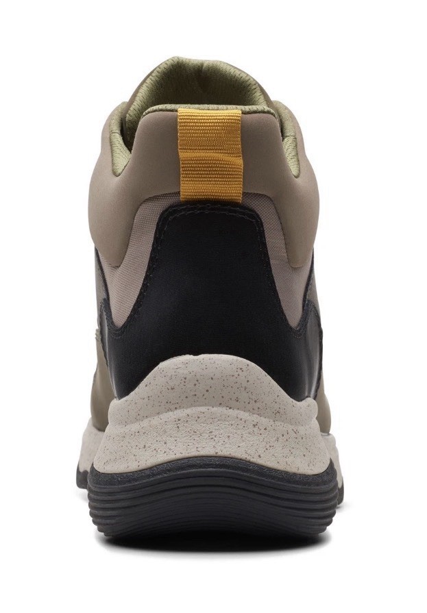 Clarks Jaunt LO 26168982 Womens Olive Green Leather Lace Up Casual Hiking Boots