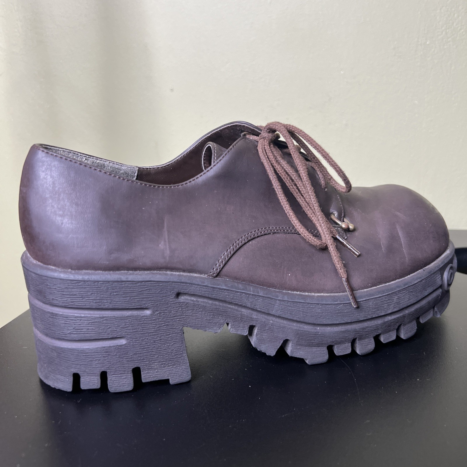 Funky Chunk Platform Shoes Size 8 1/2 Grunge Streetwear READ DESC