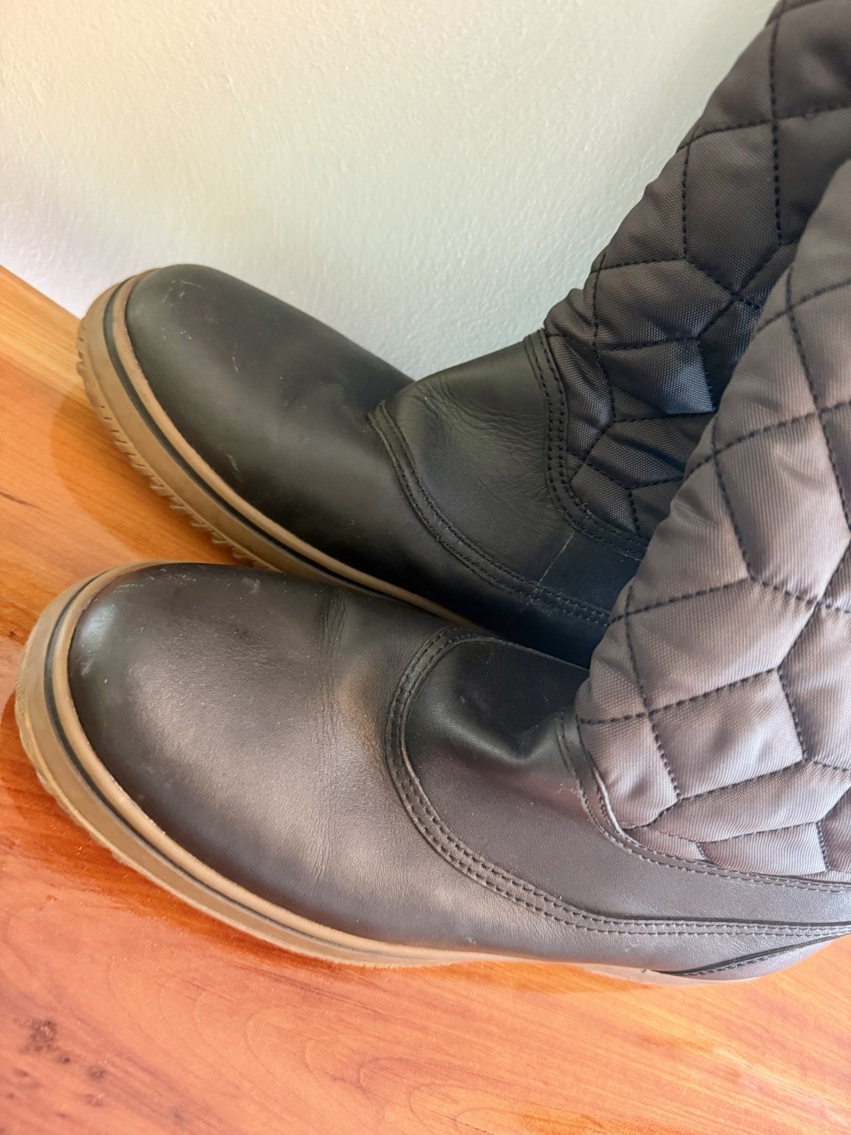Coach Woman’s Black Size 9 1/2 Boots with Drawstring Closure