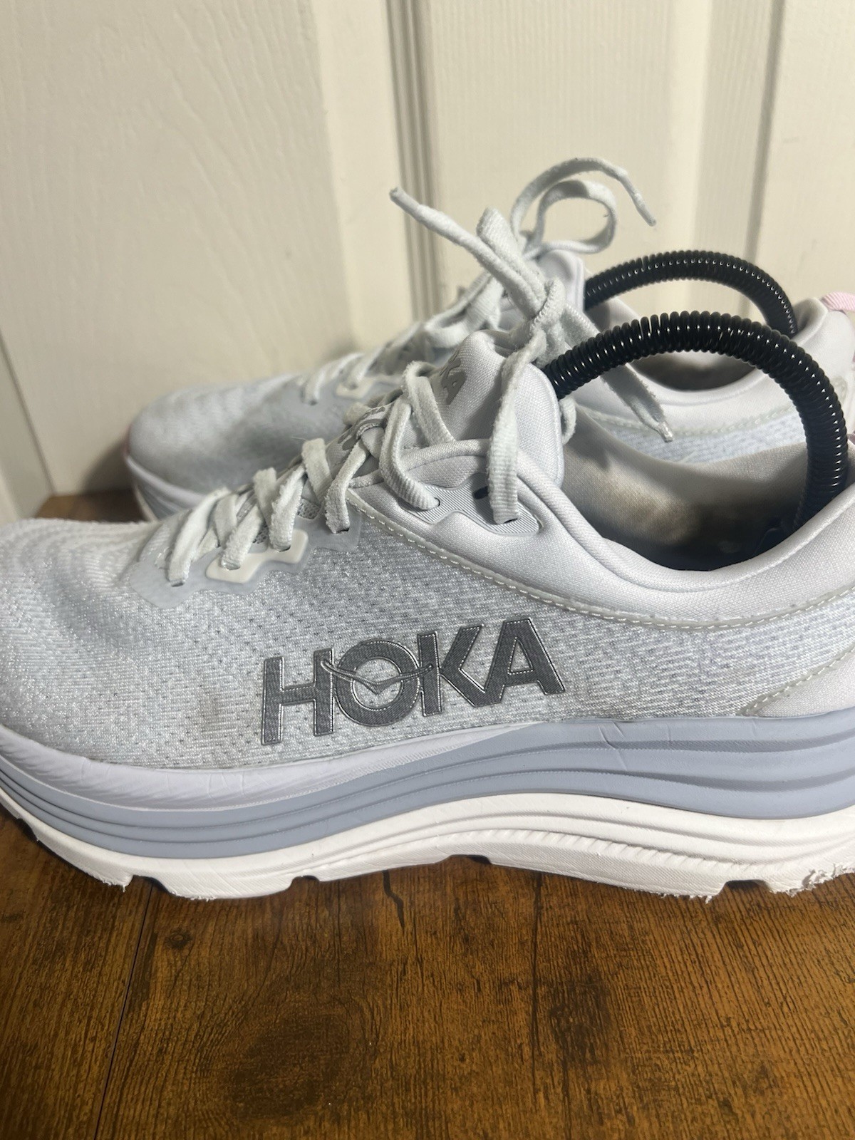 HOKA Womens Gaviota 5 Sea Ice Pink Twilight 1134235-SCP Has Wear See Pictures