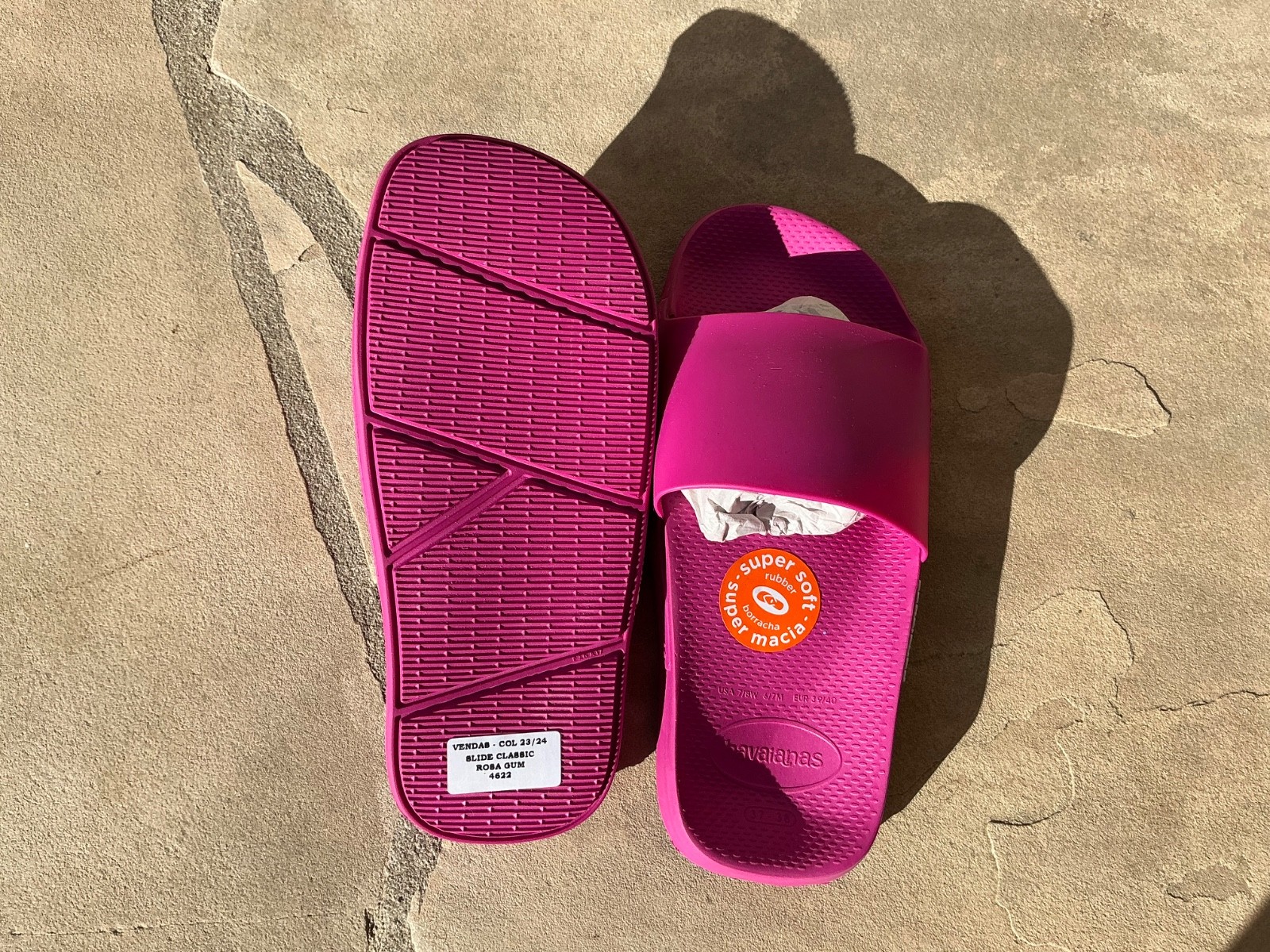 HAVAIANAS Classic Unisex Pink ,Green Yellow 7/8W 6/7 M