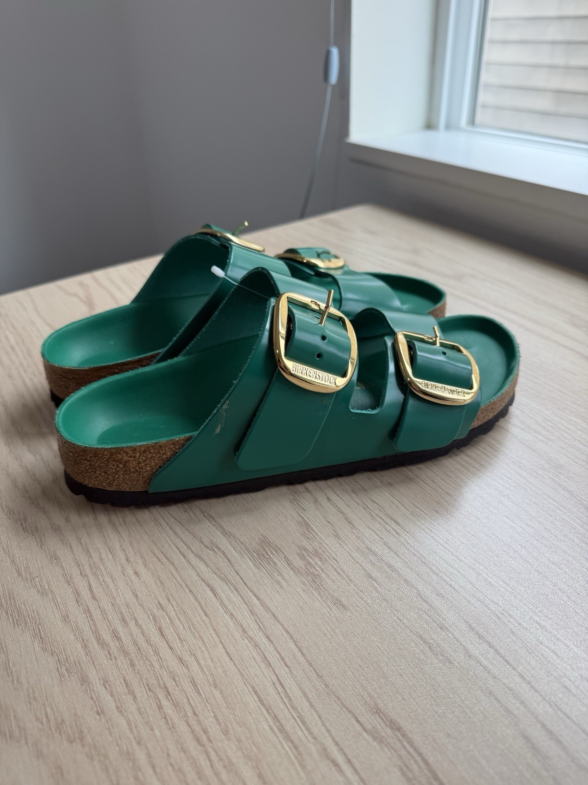 Birkenstock Arizona Big Buckle Sandals – Green! – Size 38 – See Photos