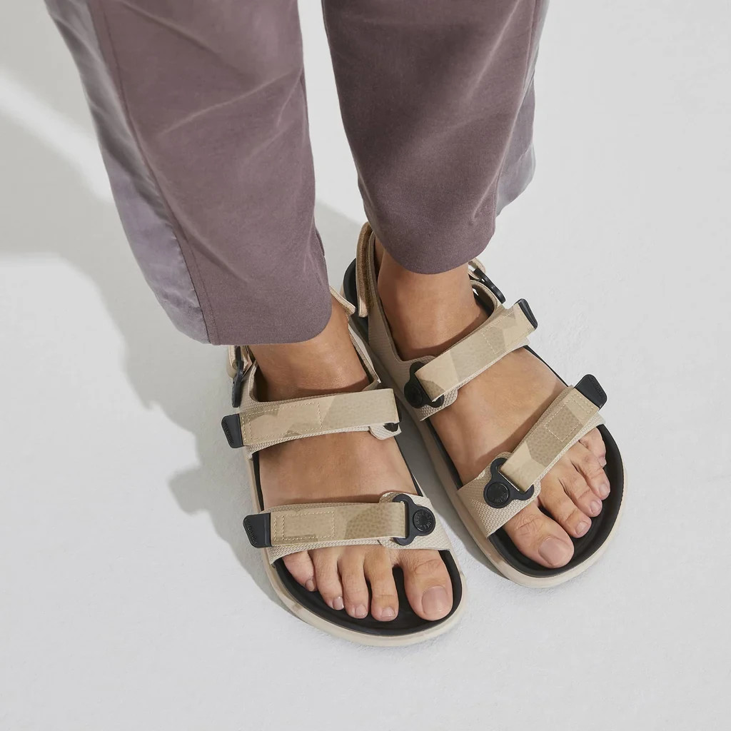 Birkenstock Kalahari futura geometric camo beige EU 38 US 7-7.5 regular/wide