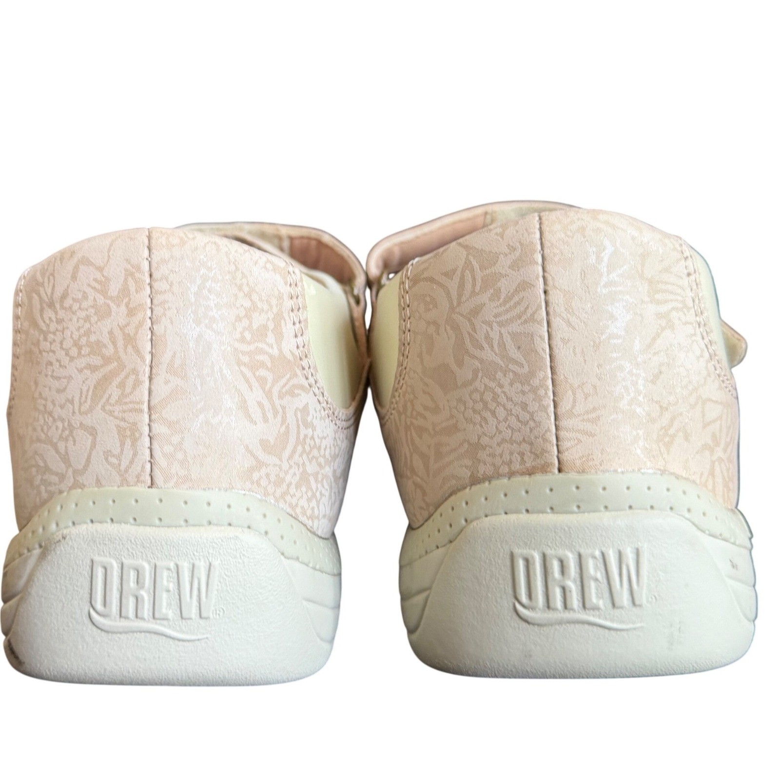 Drew Rose Mary Jane Comfort Shoes Womens 9 WW Bone Orthopedic Walking Adjustable