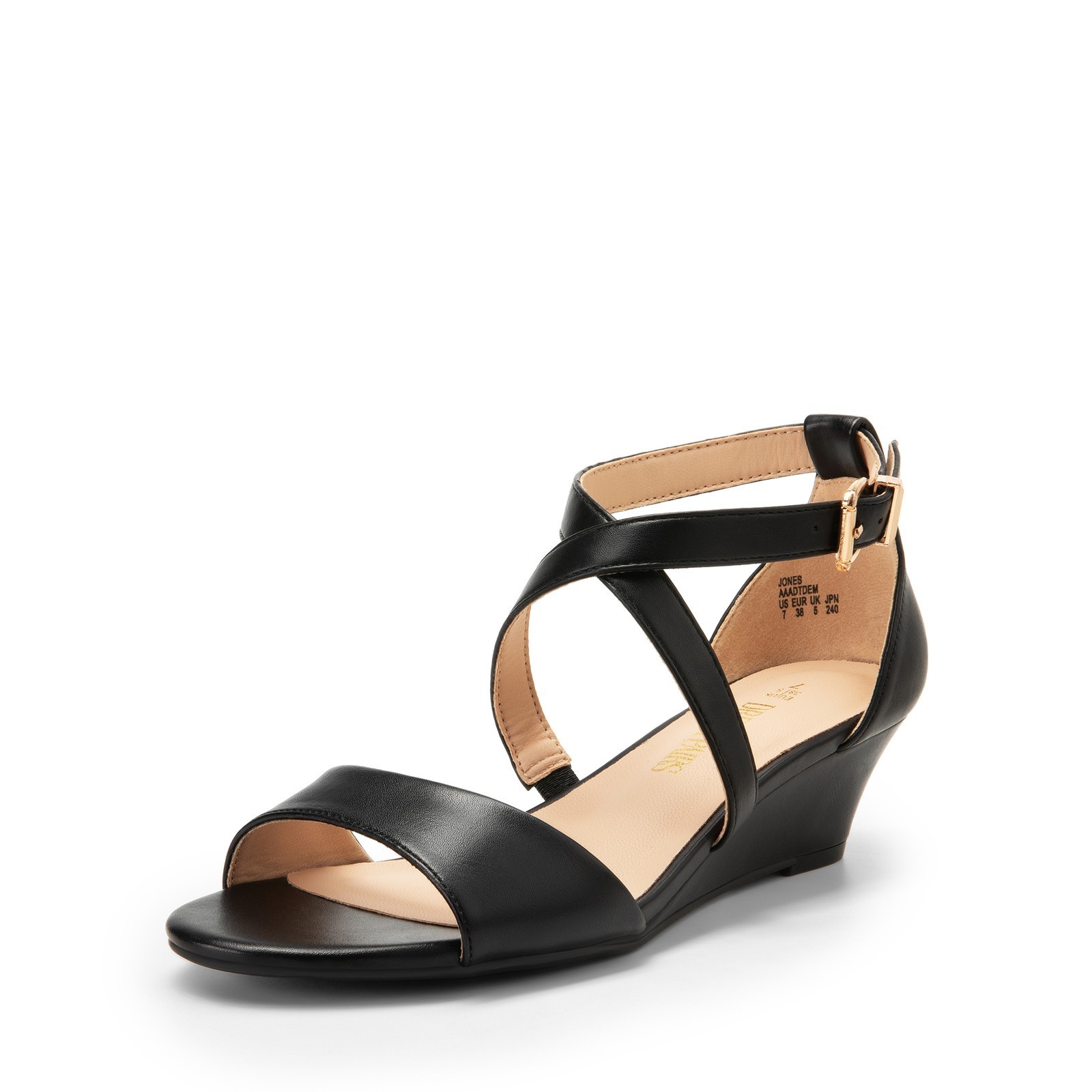 DREAM PAIRS Women’s Ankle Strap Low Wedge Sandals Open Toe Casual Dress Shoes