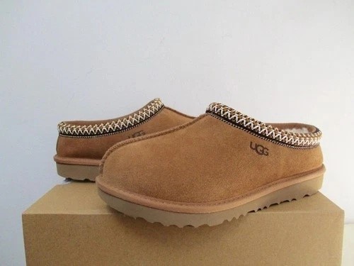 New UG Tasman II Chestnut Classic Slipper Suede Flats Women’s Shoes Gift