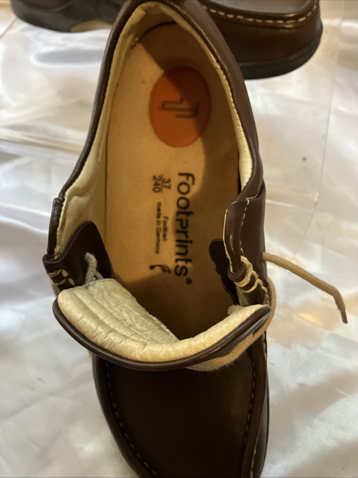 Women’s Birkenstock FootPrints laceup oxford flat Chukka EU 37 US 6-6.5 Germany
