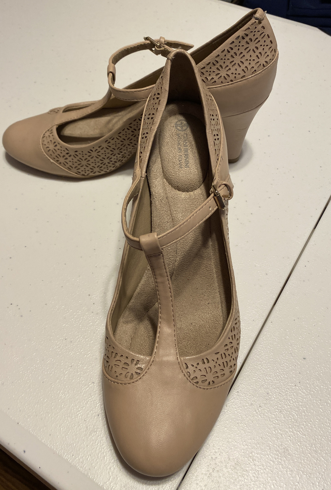 Giani Bernini Womens Vineza 2 Tan Pumps Shoes 9.5 Medium (B,M)