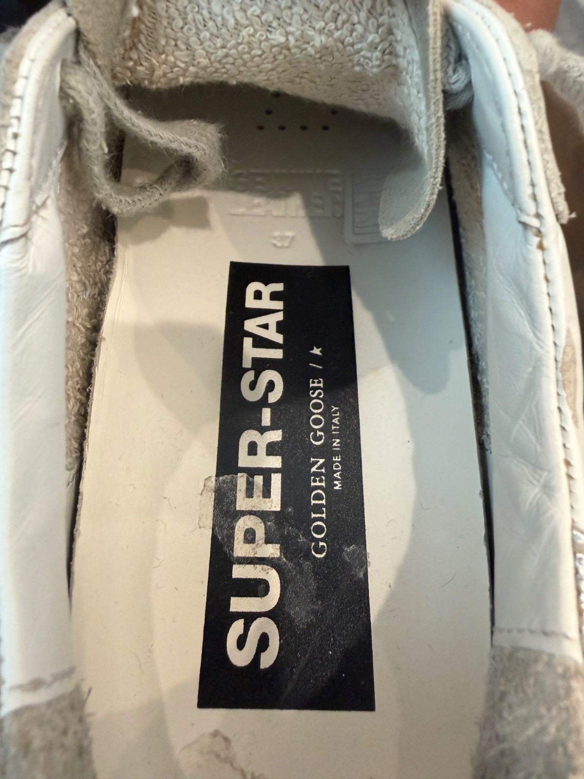 Golden Goose White Pink Suede Leather Super Star Sneakers EU 37