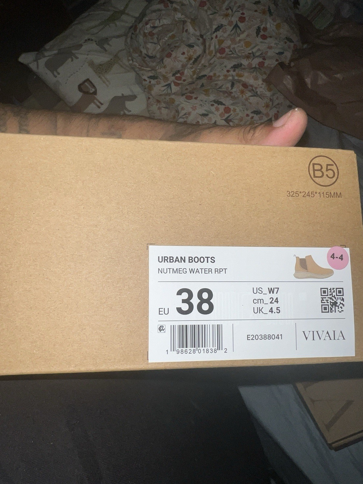 VIVAIA Urban Boots Nutmeg Water RPT Waterproof Nutmeg US 7 EU 38 UK 4.5