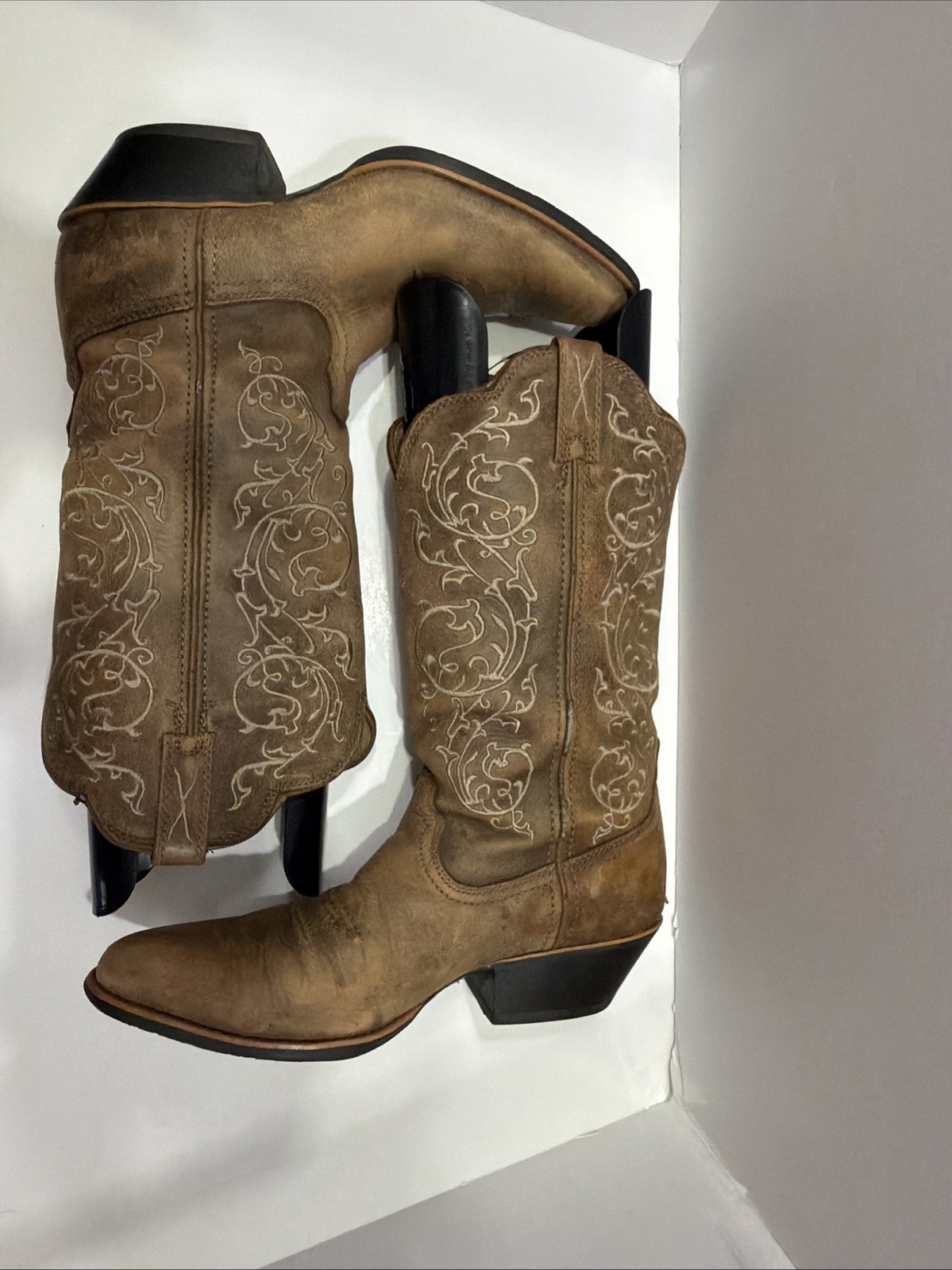 Twisted X WWT0025 Brown Leather Women Western Cowgirl STITCHED Boots 9.5 B