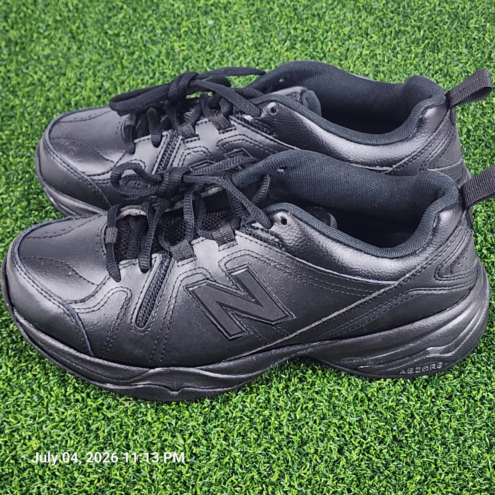 New Balance 608 V4 Shoes Women’s Size 8 Triple Black Athletic Sneakers New Walk