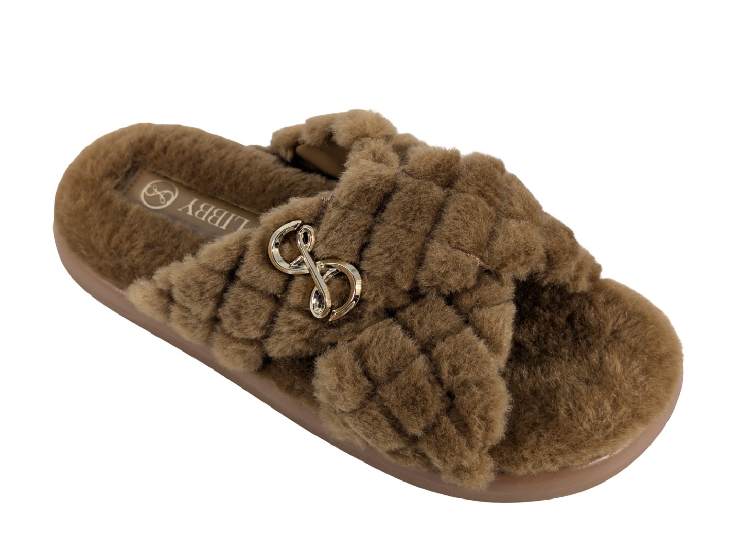 Sam & Libby Women’s Fern Slip On Crisscross Cozy Slippers