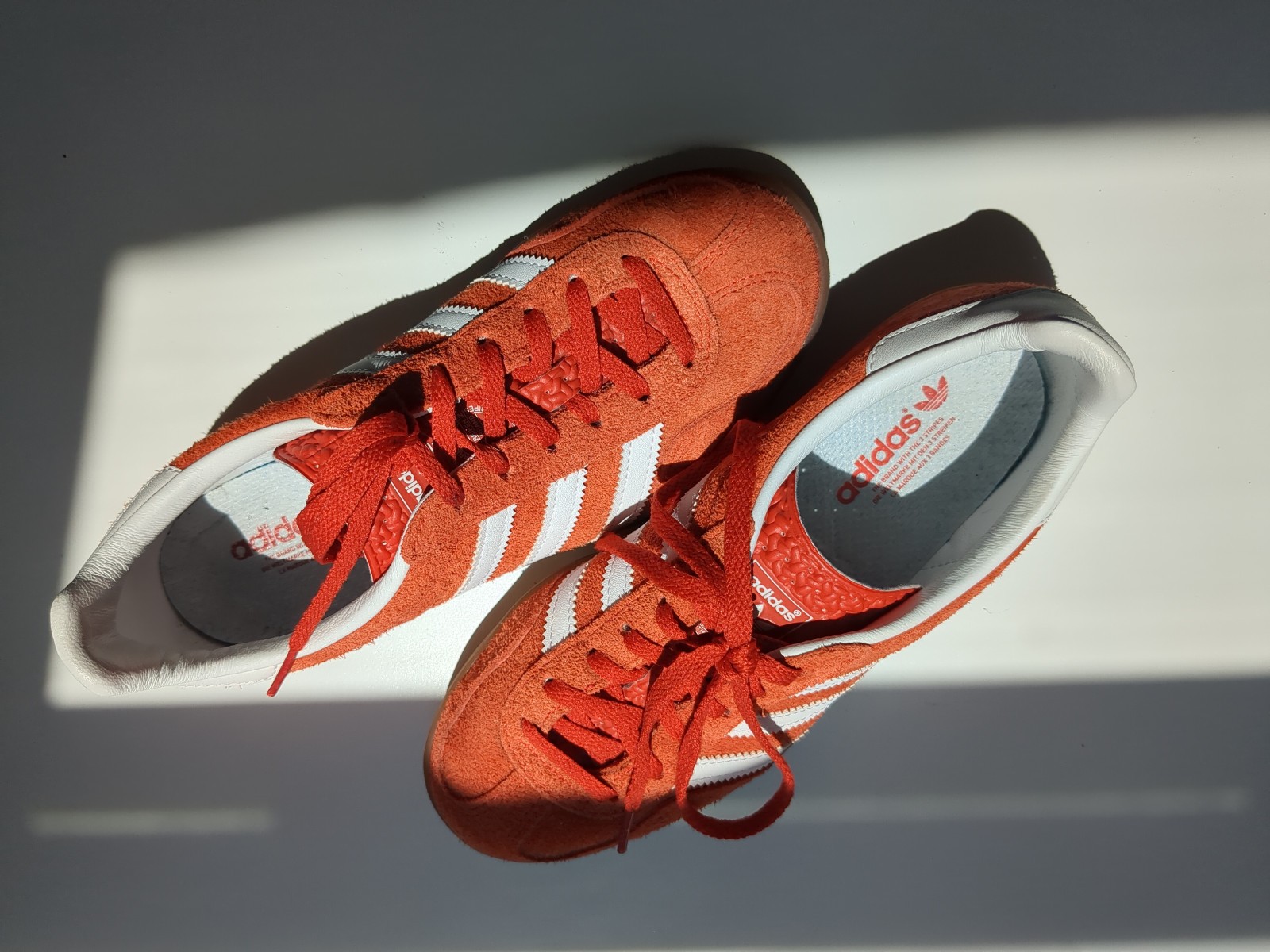 Adidas Gazelle Indoor Bold Orange Suede Sneakers Women’s 6W