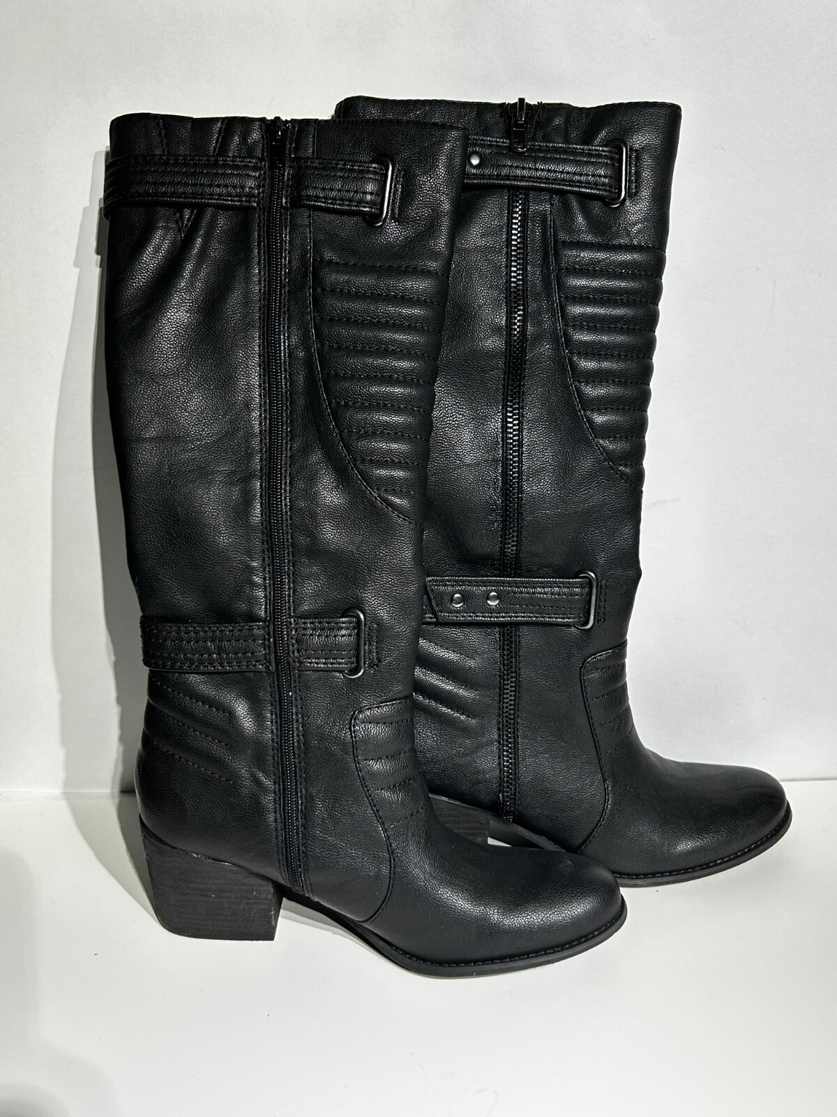 Carlos by Carlos Santana Womens Vesta Motorcycle Boot Black Size 10M US