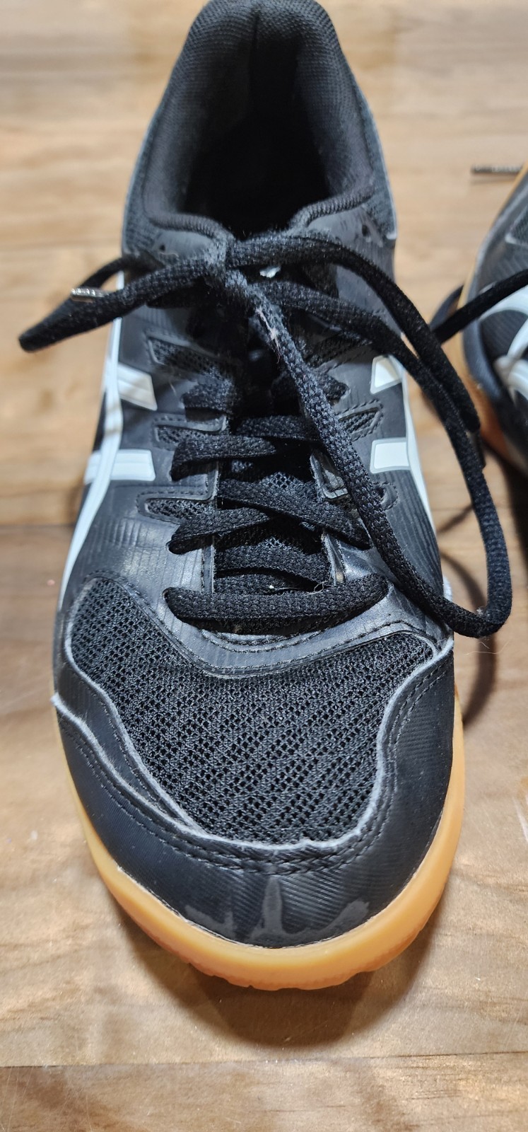 Size 6 – Asics Gel Rocket Black White