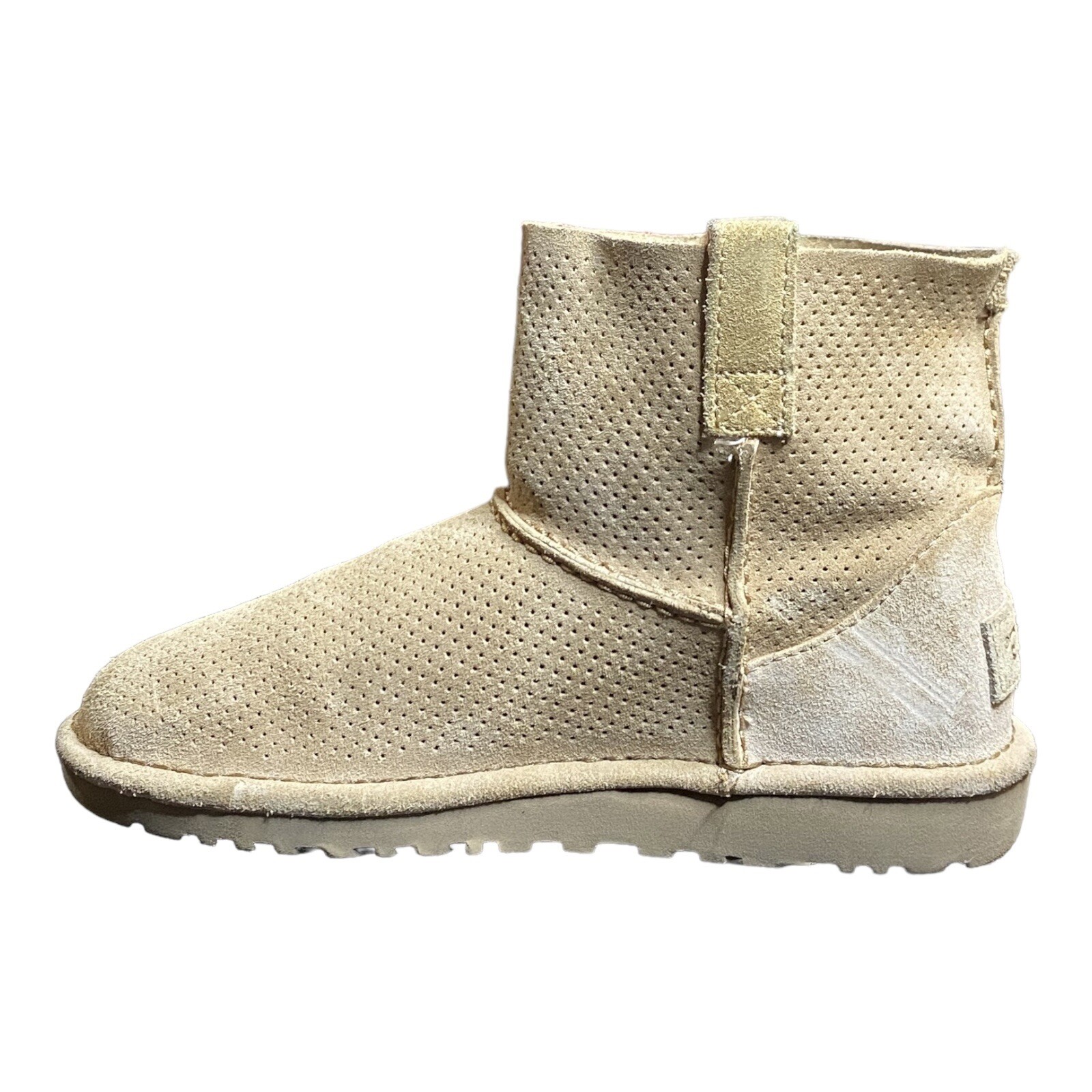 Ugg Australia Classic Unlined Mini Perf Boots Chestnut Brown Size 5