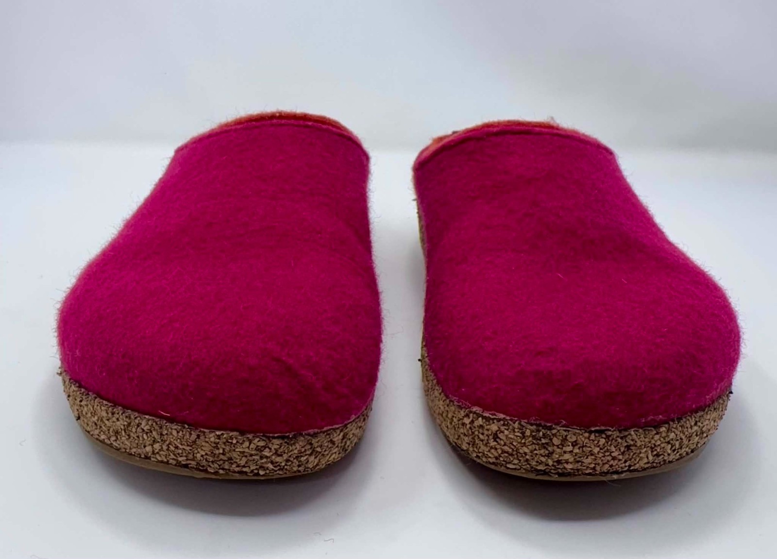 Haflinger Flair Wool Felt Clogs Shoes Womens EU 39 US 8.5 Red Slip On Germany