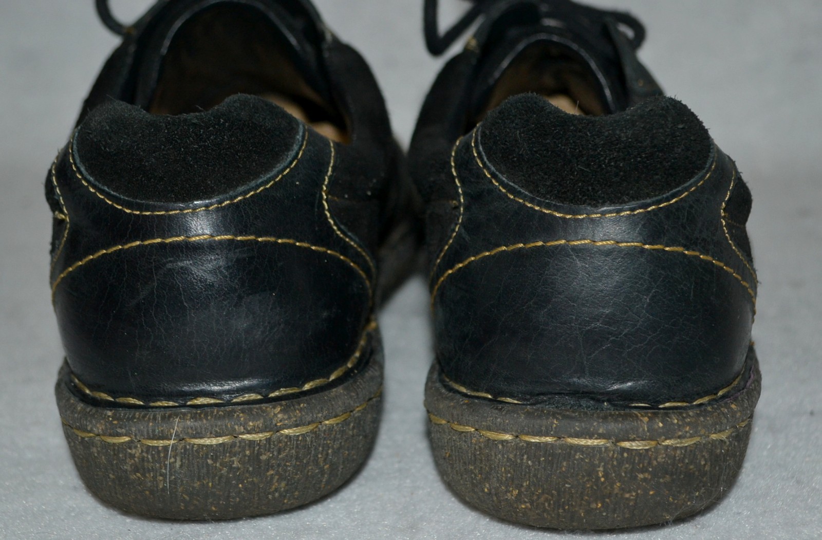 Born Womens Black Leather Oxford Lace-Up Shoes 9.5 W32112