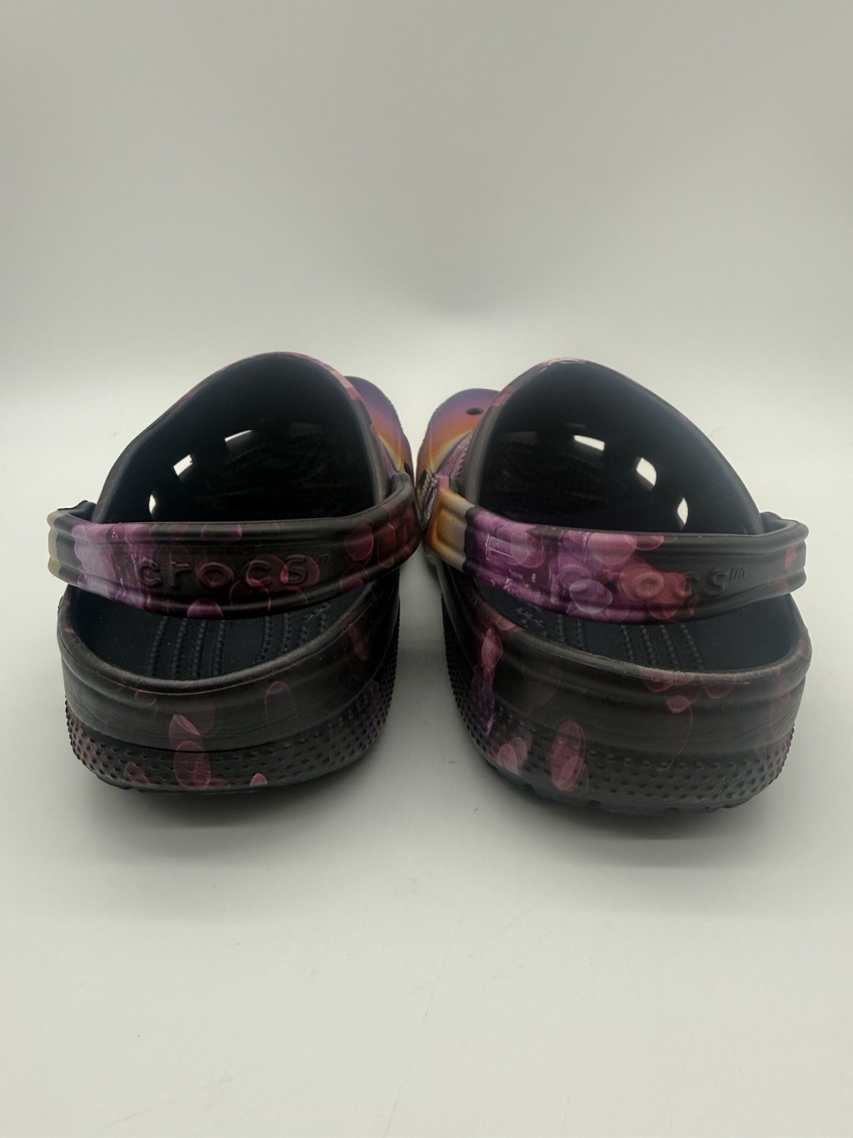 Crocs Classic Meta Scape Clog City Sunset Purple Sunset Orange Graphics Graphic