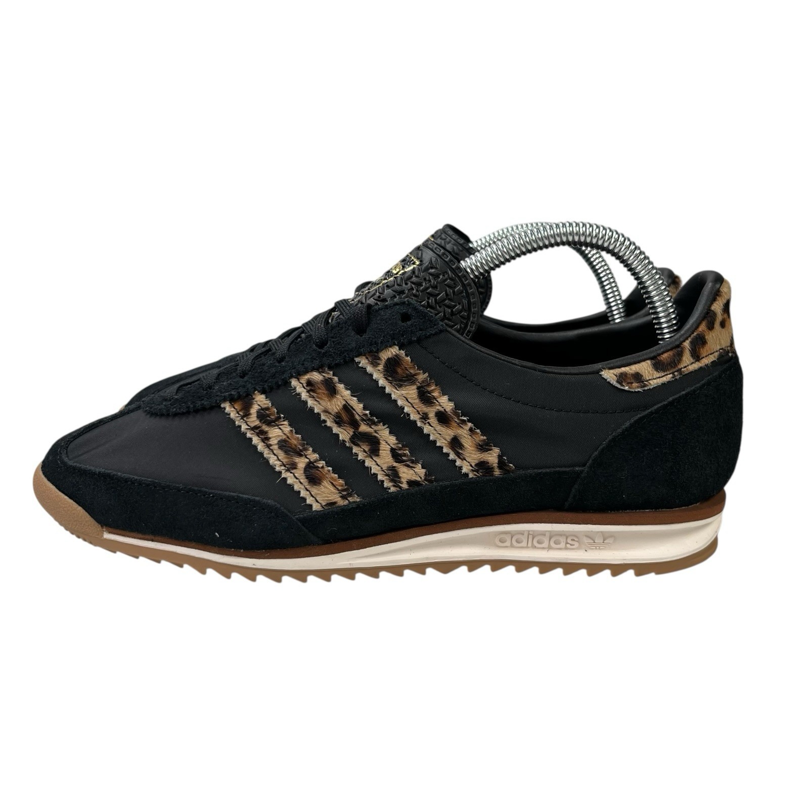Adidas SL 72 OG Black Gum Leopard Print Shoes JR1640 Women’s Size 6 – 9.5