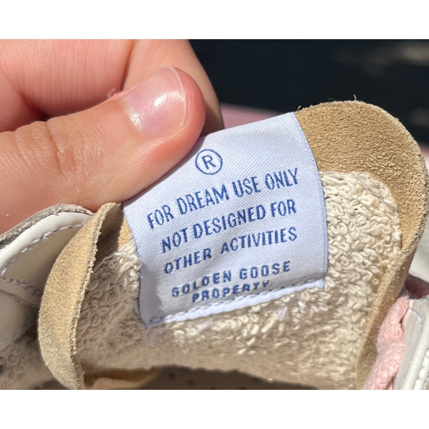 GOLDEN GOOSE White Superstar Leopard Horsy Star Glitter Heel Shoes w/Box Size 36