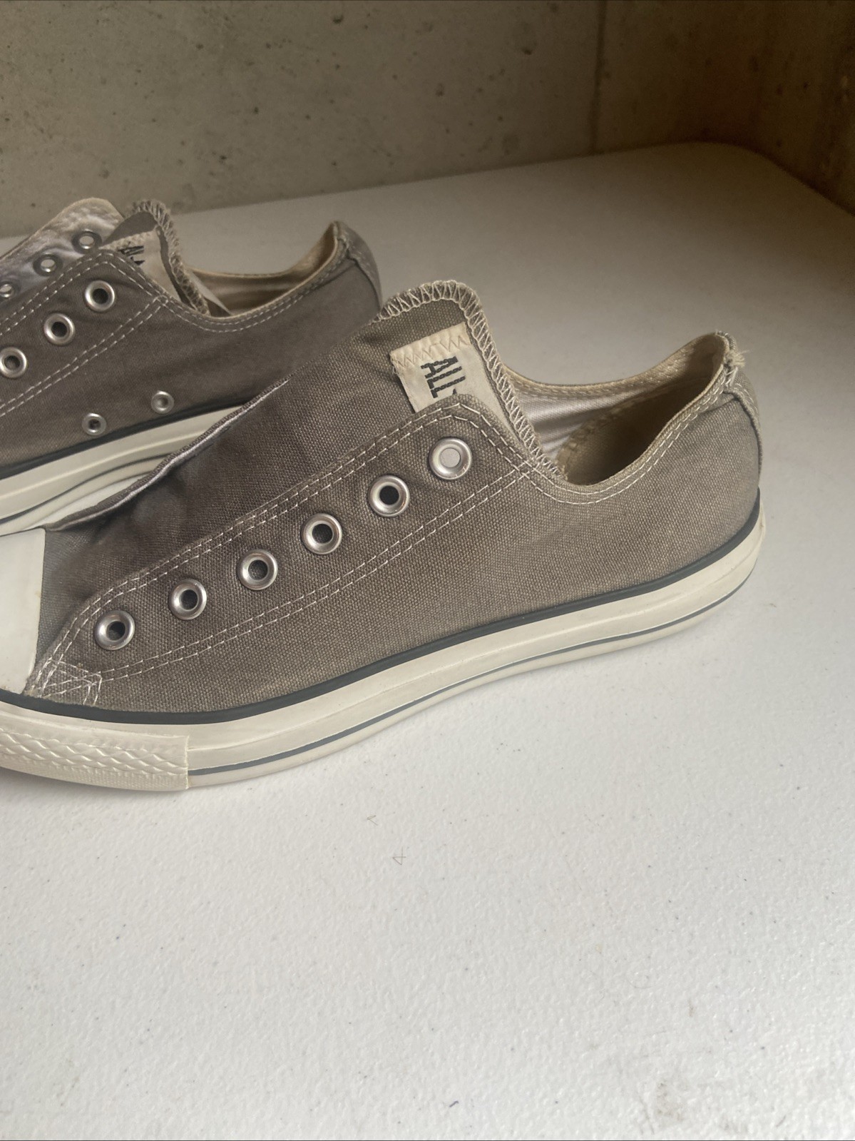 Grey Converse Chuck Taylor All Star Low Sneakers Women’s Size 10 or Men’s Size 8