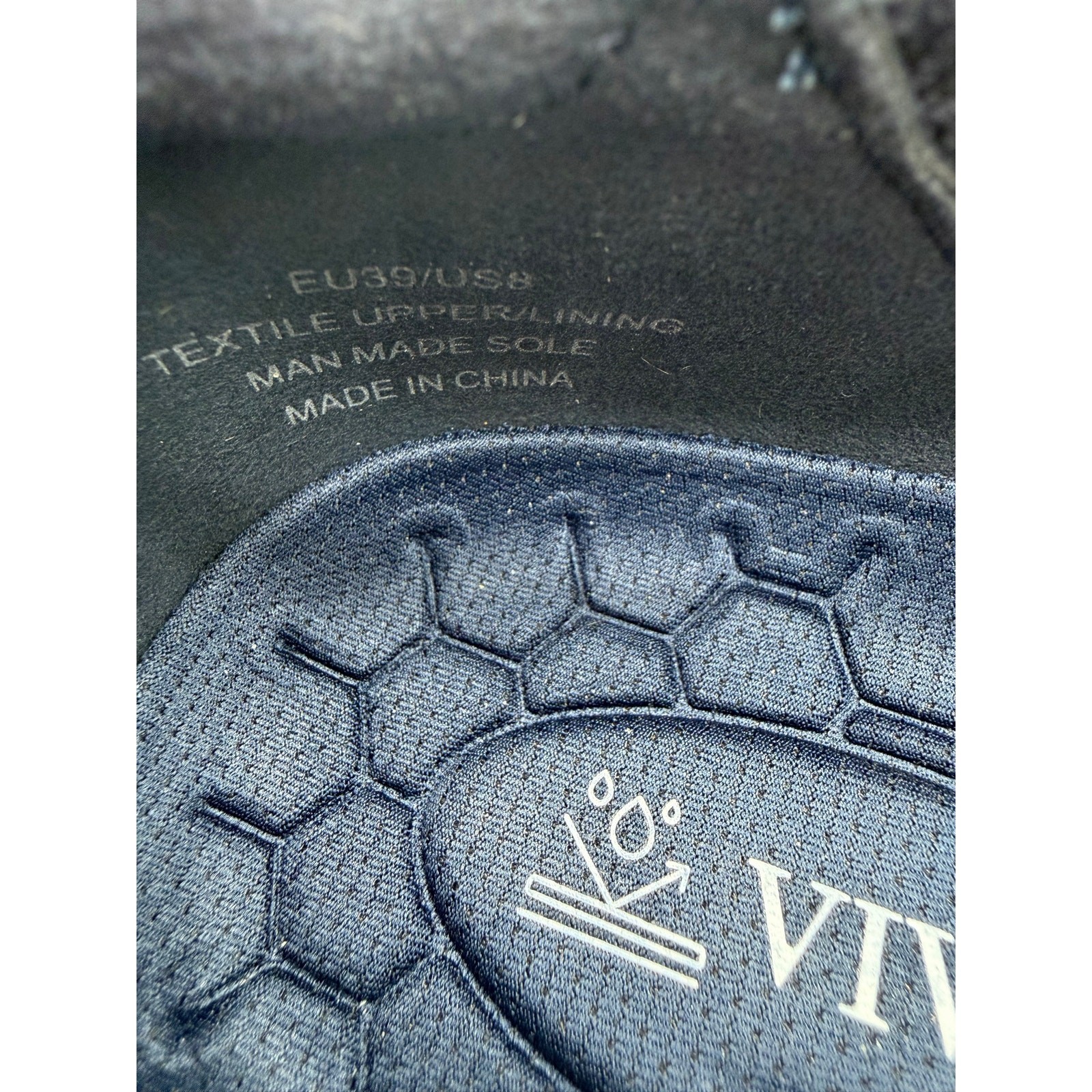 Vivaia Iasmin Walker Pro Hybrid Comfort Penny Loafers Water RPT Flats Navy 10