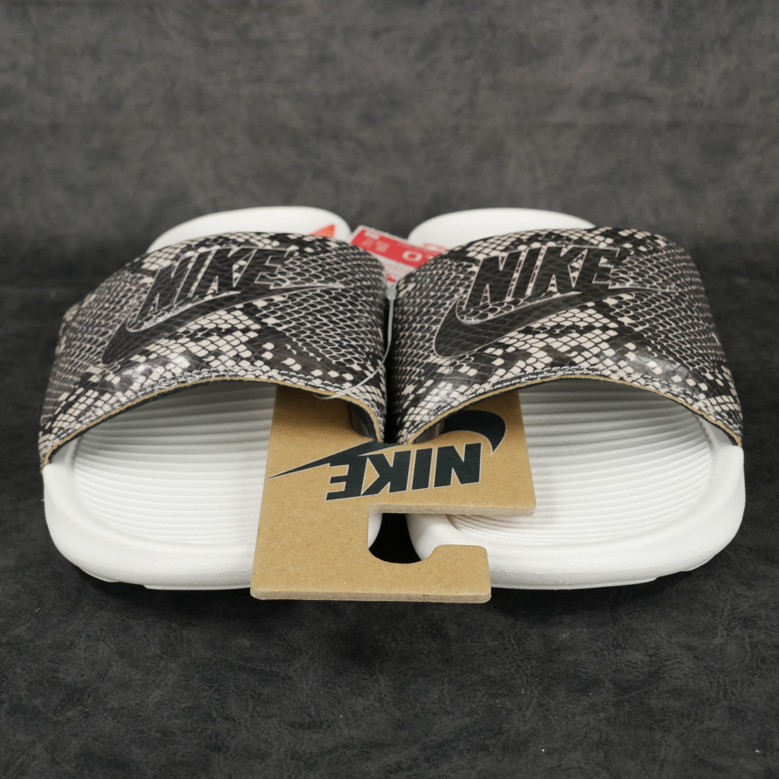 Nike Victori One Women’s Size 10 Sandals Slides Snake skin print CN9676-007 New