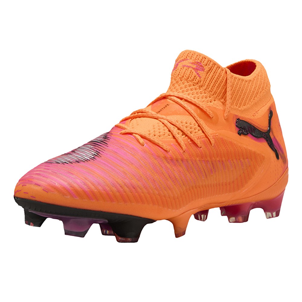 PUMA Future 8 Ultimate Firm Ground Soccer Cleats Womens Orange Sneakers Athletic