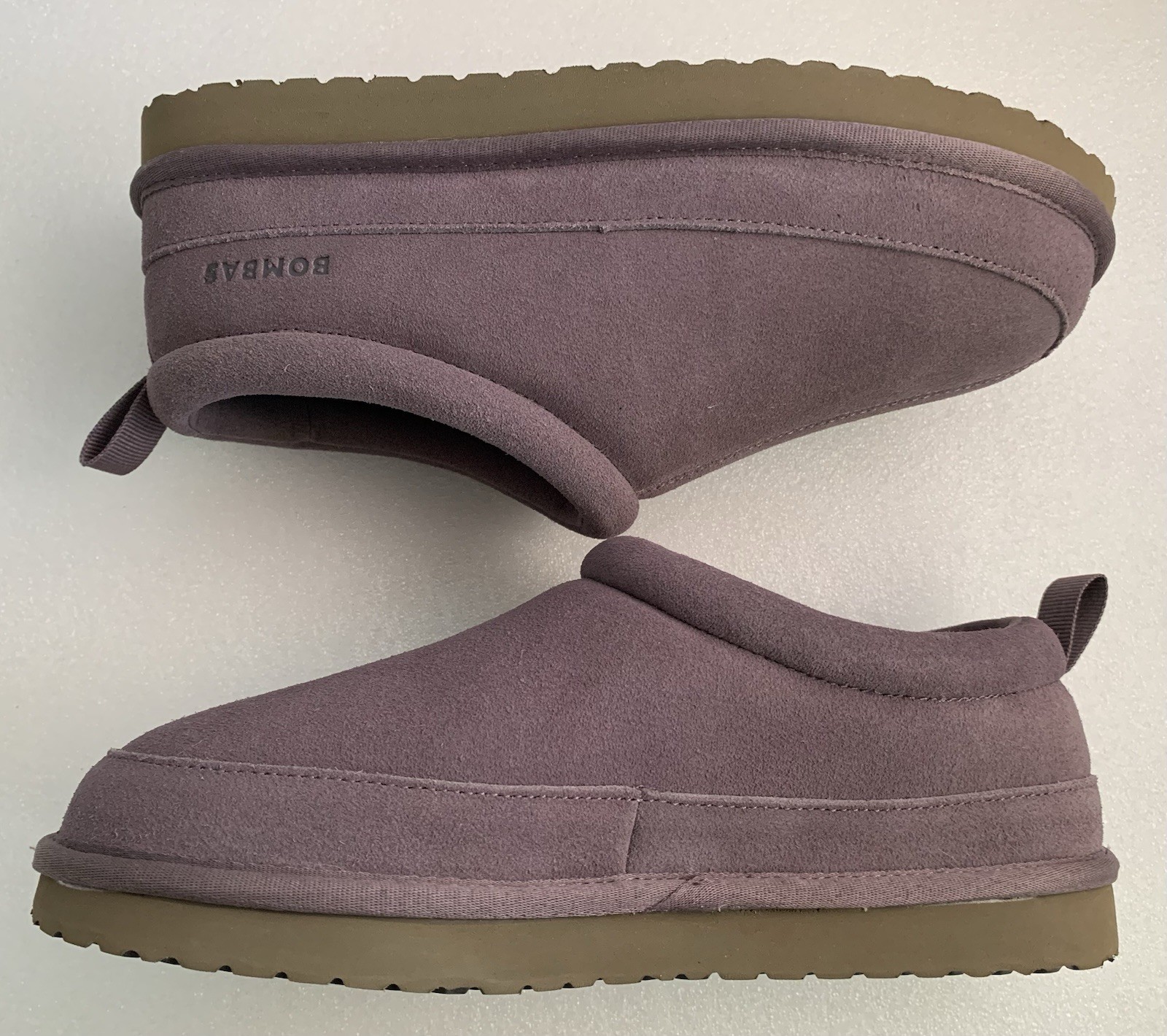 BOMBAS Saturday Suede Slip-On Women’s Size 7 In Dusty Purple