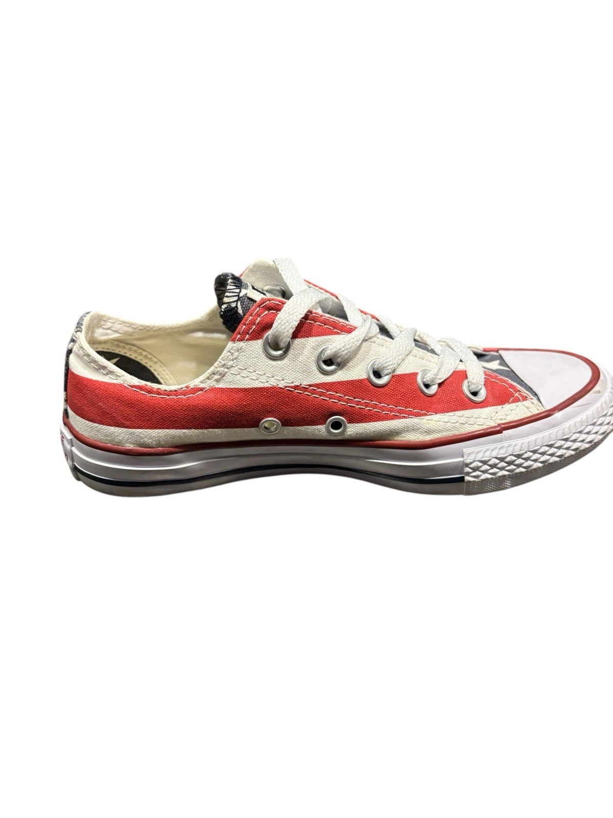 Converse All Star Low Top American Flag Shoes Women’s 5.5/Men’s 3.5 – USA Theme