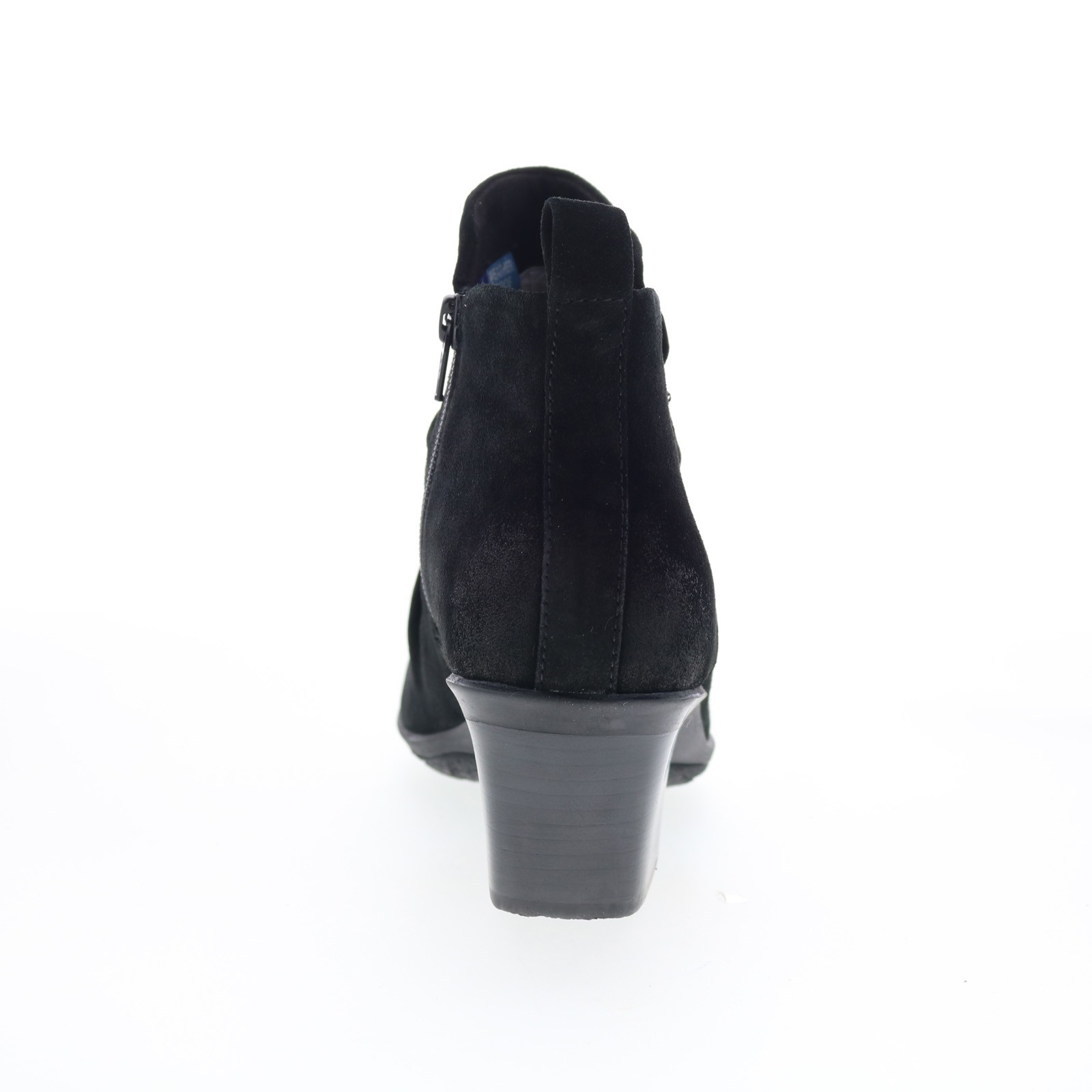 Comfortiva Brandy CT00530 Womens Black Suede Zipper Ankle & Booties Boots